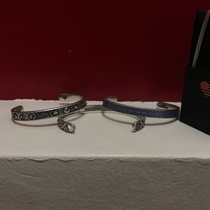 Alex and Ani Jewelry - Alex & Ani Indigo Wave Cuff Set of 3 Alex and Ani Jewelry - Alex & Ani Indigo Wave Cuff Set of 3